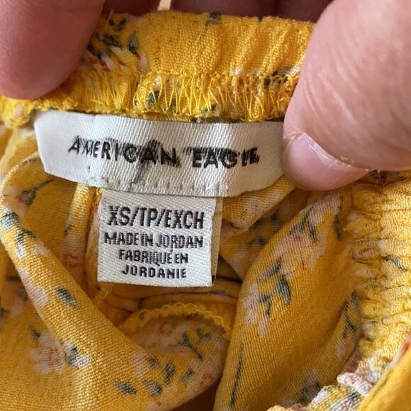 NWOT American Eagle Print Romper size XS - Picture 10 of 12